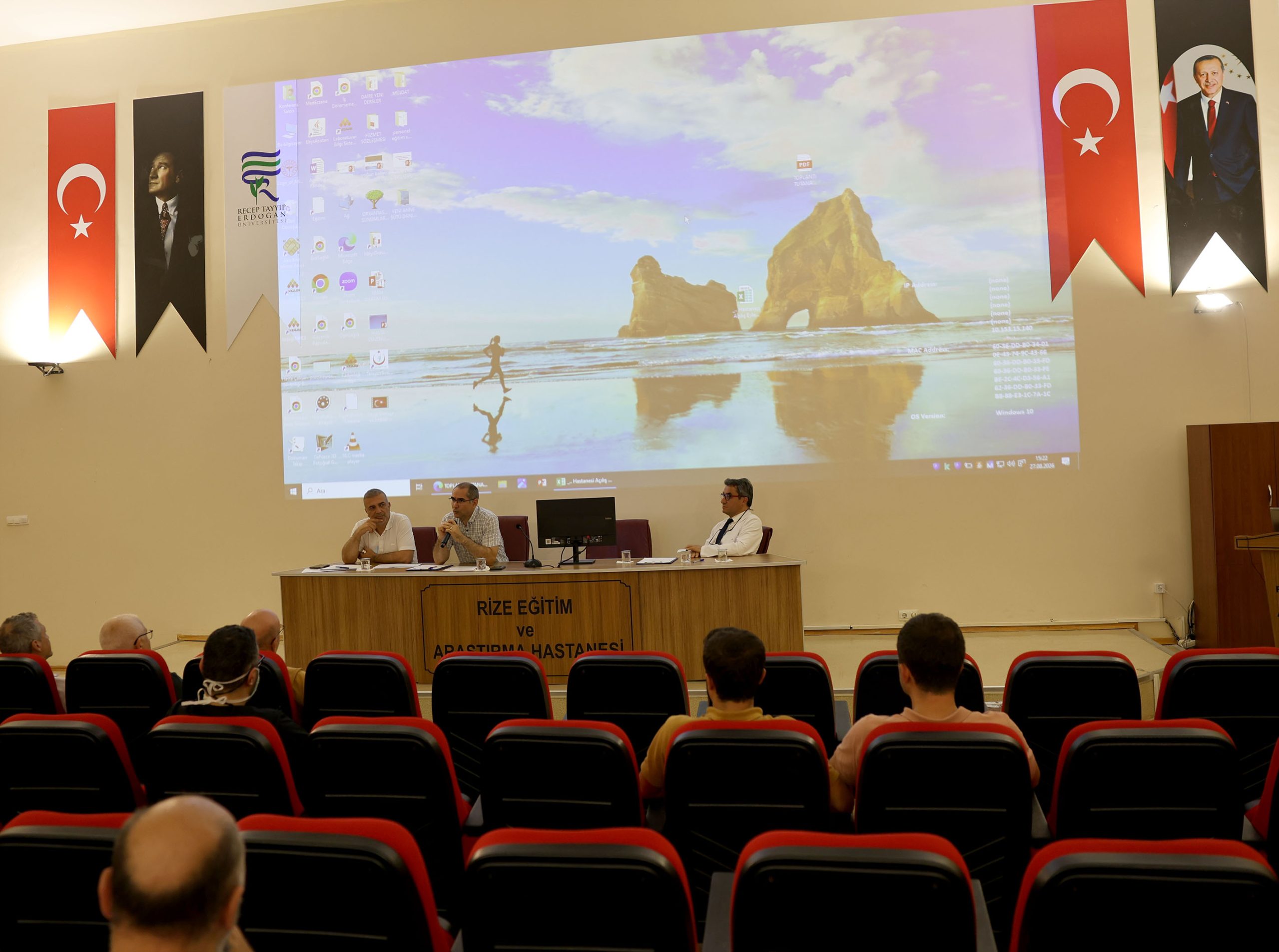 Rize İl Sağlık Müdürlüğünce, yapımı devam eden 1.053 yatak kapasiteli