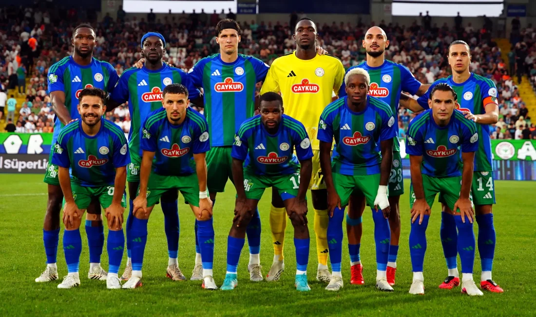 Trendyol Süper Lig’in 2. haftasında Çaykur Rizespor, Karadeniz derbisinden 2-0'lık