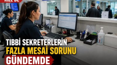 Genel Sağlık-İş Rize İl Başkanı Bünyamin Yaylı, hastanelerde görev yapan