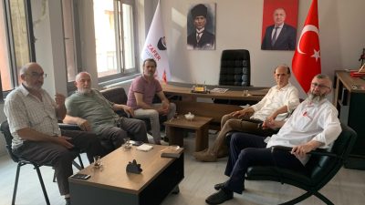 Saadet Partisi Rize İl Başkanı Av. Muhammet Kaçar ve beraberindeki