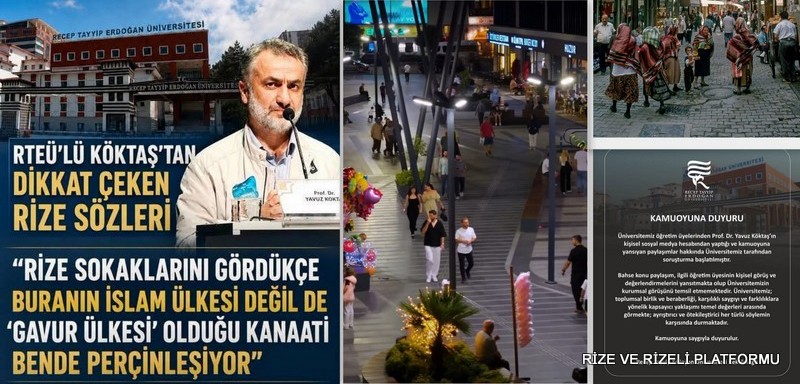RTEÜ İlahiyat Fakültesi Öğretim Üyesi Prof. Dr. Yavuz Köktaş’ın Rize