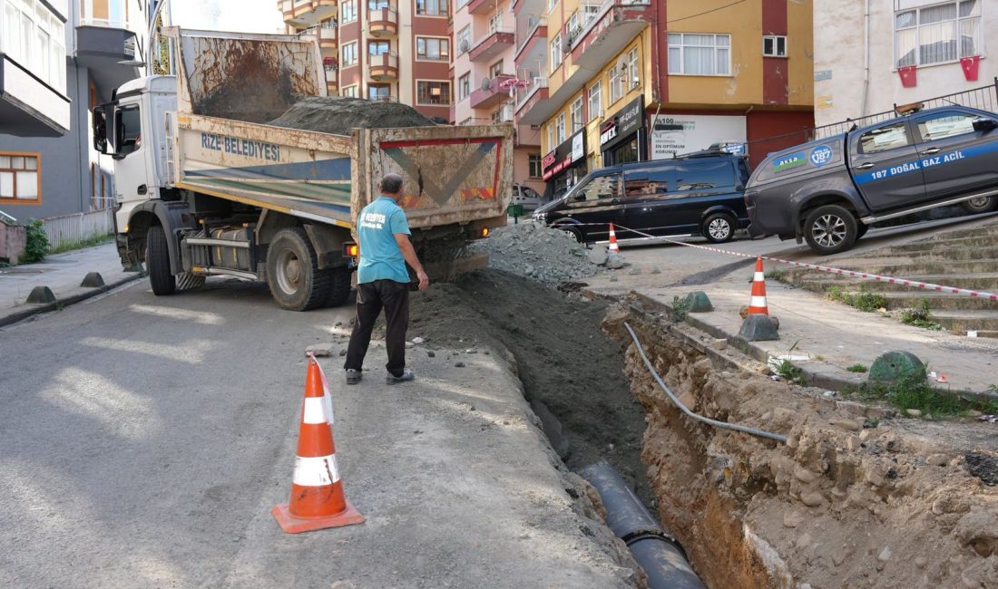 Rize Belediyesi Rize’nin eskiyen içme suyu şebekesini, yaklaşık 40 milyon