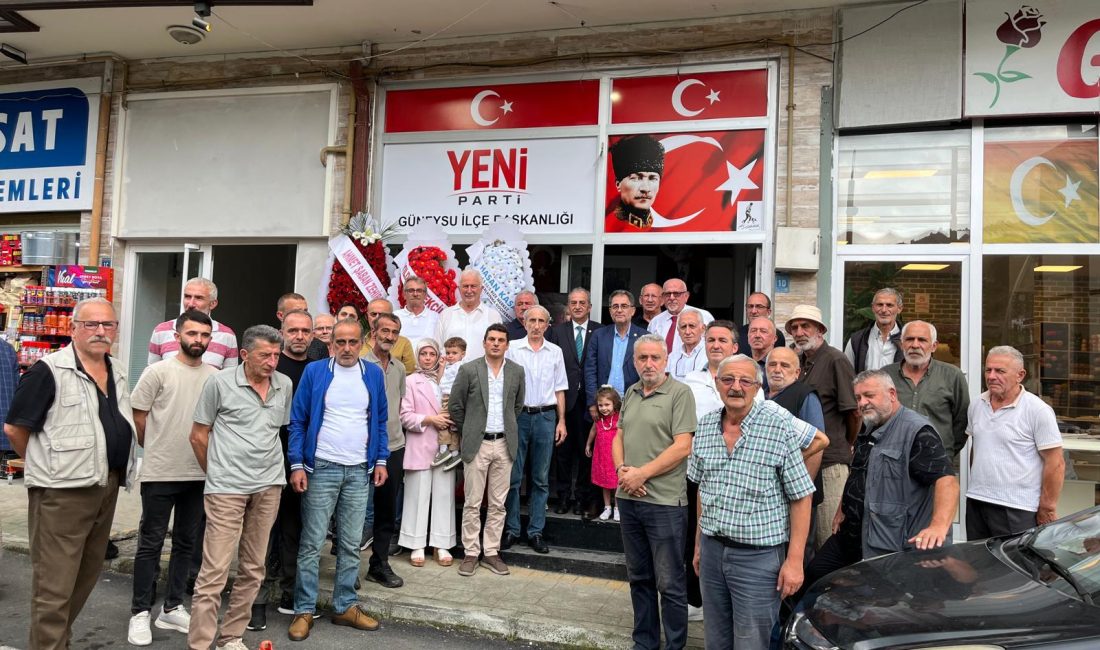&nbsp; Yeni Parti Güneysu İlçe Başkanlığı, Rize Kurucu İl Başkanı