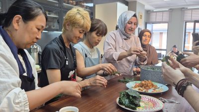 Tokyo’da Türk mutfağı eğitimi alan Japon kursiyerler, Rize’ye düzenledikleri gurme