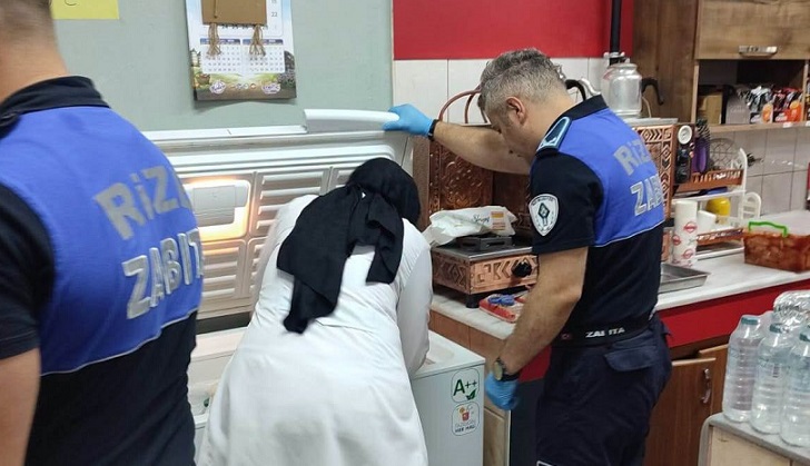 Rize’de Çocukların sağlığı için okul kantinleri tek tek kontrol edildi,
