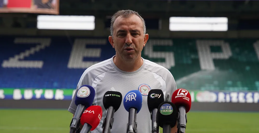 Çaykur Rizespor Teknik Direktörü Recep Uçar, transfer döneminin sona ermesinin