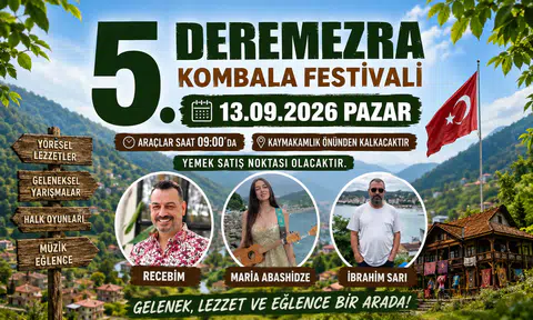 Rize’nin Ardeşen ilçesine bağlı Deremezra köyünde geleneksel hale gelen Kombala