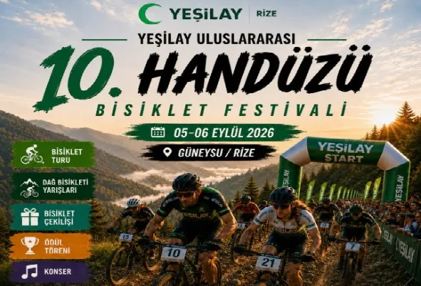 Rize’nin Güneysu ilçesinde bu yıl 10.’su düzenlenecek olan Yeşilay Uluslararası