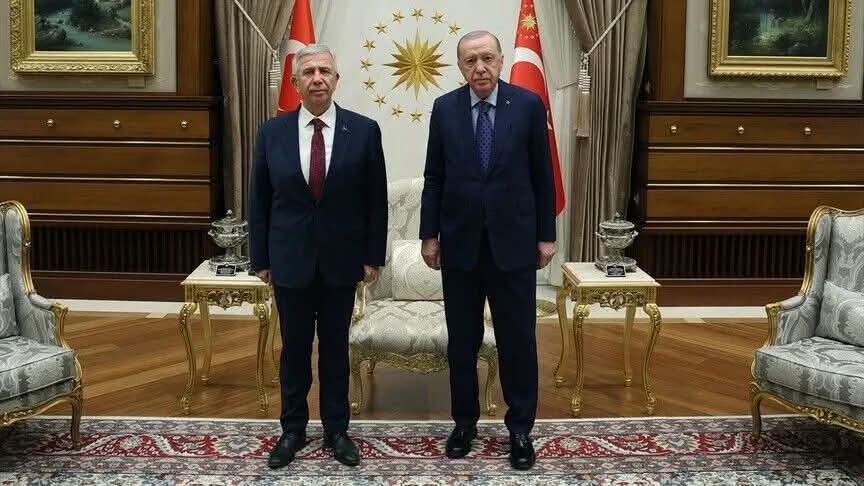 Adnan ONAY &nbsp; Cumhurbaşkanı R.T.Erdoğan, ABB Başkanı Mansur Yavaş’ı kabul