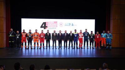 Türkiye Madenciler Derneği (TMD) tarafından düzenlenen 4. Maden Kurtarma Yarışması,