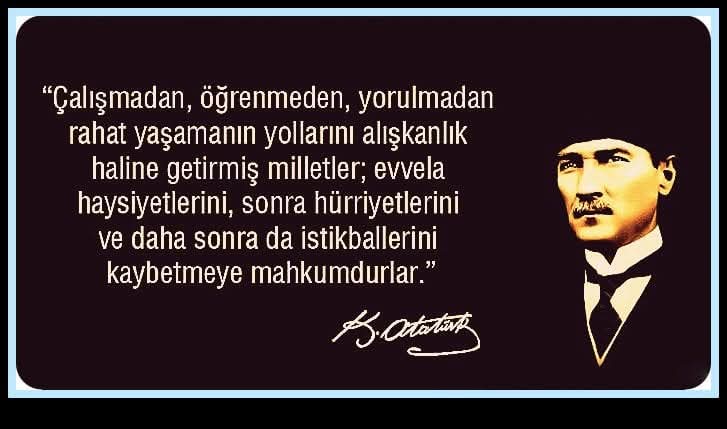 Fethi KARADENİZ Emekli Eğitim Müfettişi – Eğitimci-Yazar &nbsp; Bir ülke
