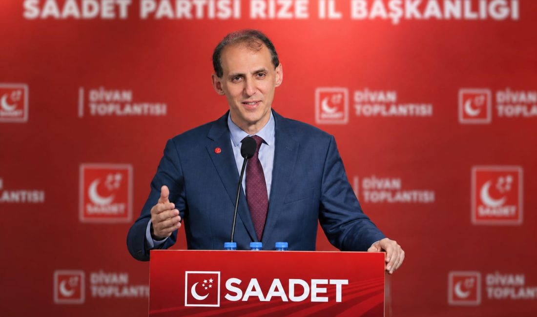 Saadet Partisi Rize İl Başkanı Av. Muhammet Kaçar, son dönemde