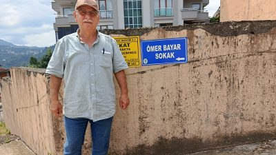 Rize Belediyesinin eski Başkanlarından merhum Ömer Bayar’ın ismi Kale Mahallesindeki