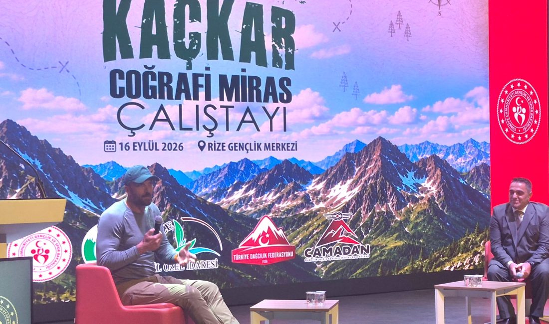 Ünlü belgeselci ve macera sporcusu Serdar Kılıç, Kaçkar Coğrafi Miras