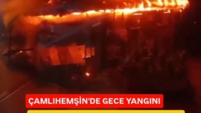 RİZE’nin Çamlıhemşin ilçesine bağlı Topluca Köyü Esentepe Mahallesi’nde gece saatlerinde
