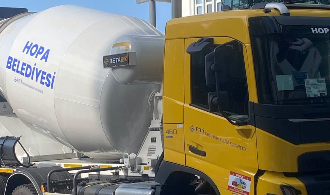 HOPA KAMUOYUNDA TARTIŞMA YARATAN BETON MİKSERİ İÇİN İADE KARARI ALINDI 