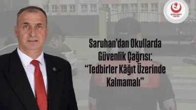 BBP Güneysu İlçe Başkanı Mustafa Saruhan, okullarda yaşanan güvenlik zafiyetlerinin
