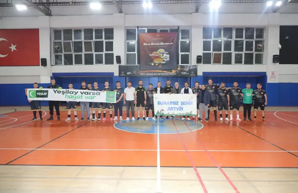 4. Kamu Spor Oyunları’nda B Grubu’nda mücadele eden Artvin İl
