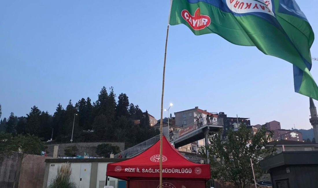 Rize İl Sağlık Müdürlüğü tarafından, Çaykur Rizespor ile Trabzonspor arasında