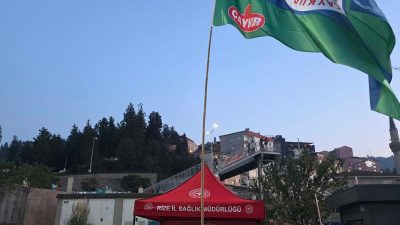 Rize İl Sağlık Müdürlüğü tarafından, Çaykur Rizespor ile Trabzonspor arasında
