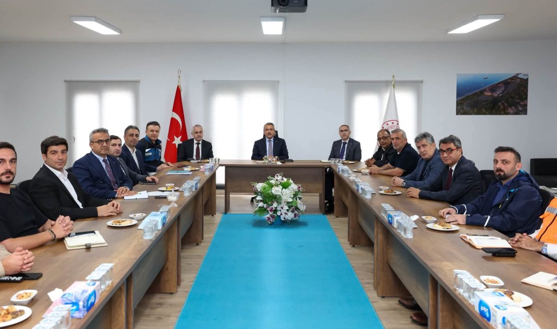 Vali İhsan Selim Baydaş, inşaat çalışmaları hızla devam eden Recep