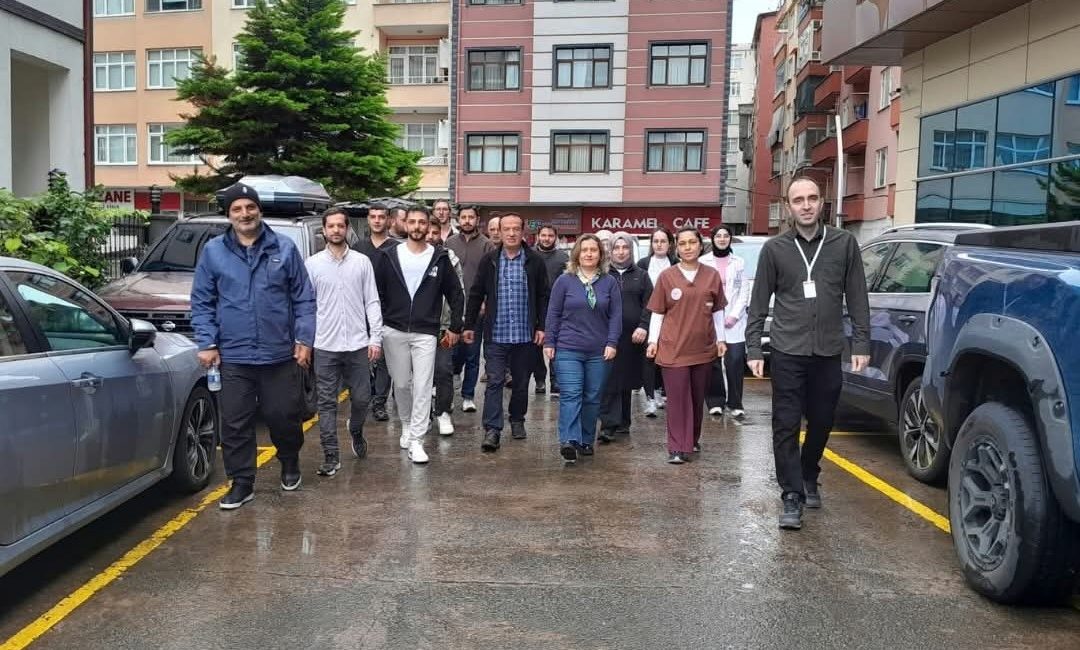 Rize Sağlık Müdürlüğünden yapılan açıklamada: “Sağlıklı yaşam bilincini yaygınlaştırmak amacıyla