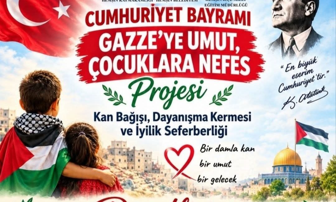 Bir gün Gazze’de sabah olursa gerçekten sabah olsun. &nbsp; Gökyüzü