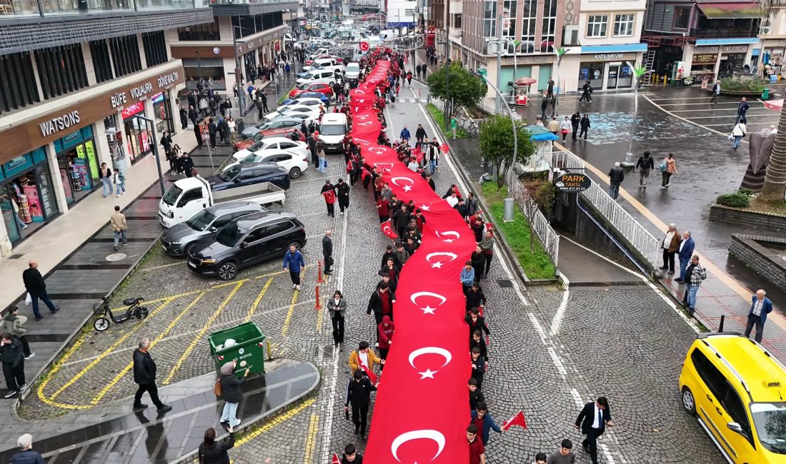 Cumhuriyetimizin 103. yılı, Rize’de de tüm yurtta olduğu gibi büyük