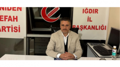 Yeniden Refah Partisi Iğdır İl Başkanı Fırat Akkuş, artan yem,
