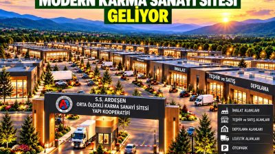 Ardeşen’in üretim potansiyelini artırmak, mahalle aralarında ve yetersiz alanlarda sıkışan