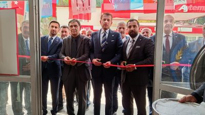 Yeni yerine taşınan İkizdere İYİ Parti İlçe Başkanlığının açılışı için