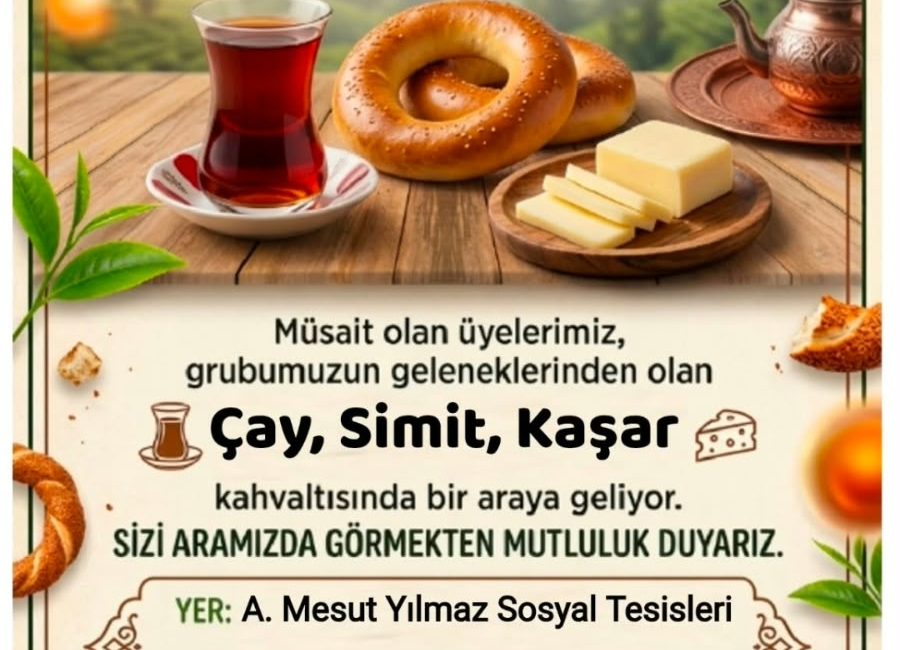 Çay, Simit, Kaşar… Üç lezzet, tek isim: ÇSK! Yılların dostluğu,