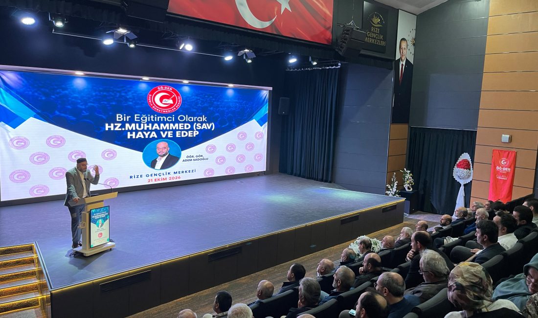 Şuurlu Öğretmenler Derneği Rize Şubesi tarafından Rize Gençlik Merkezi nde