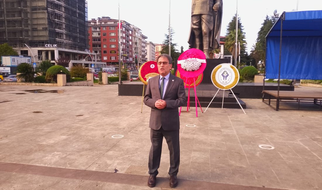 Yeni Parti Rize İl Başkanı Saltuk Deniz, Cumhuriyetimizin 103. yıl