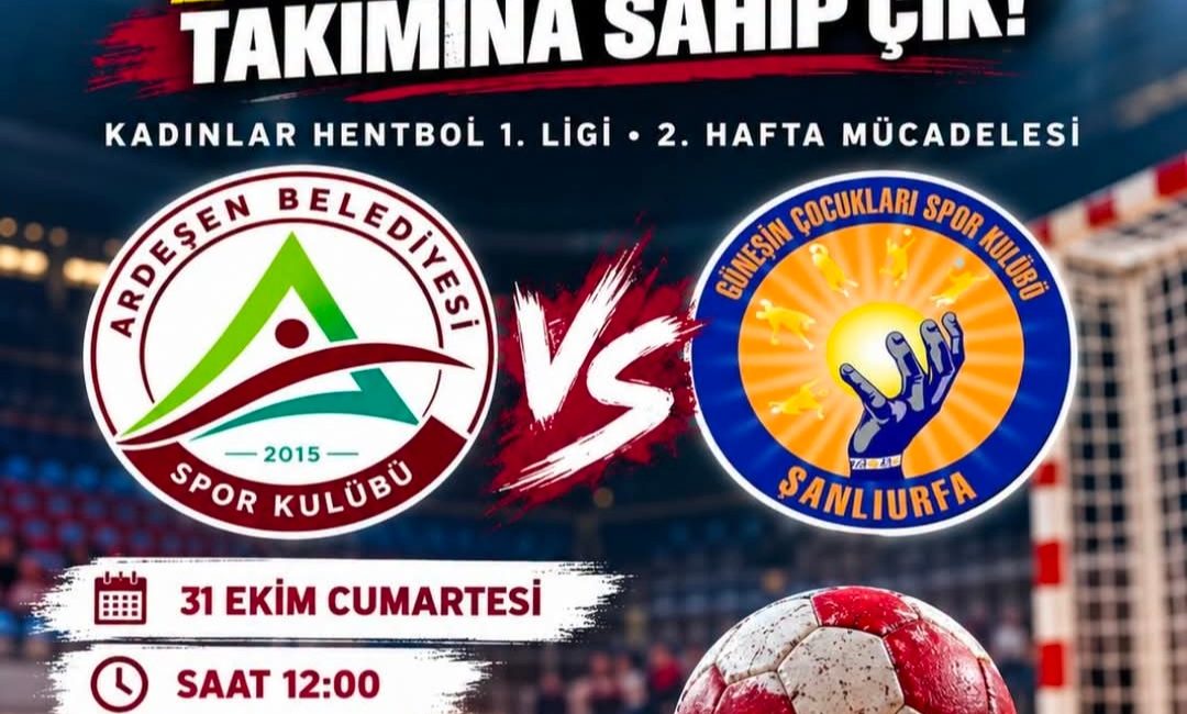 Kadınlar Hentbol 1. Ligi’nde mücadele eden Ardeşen Belediyespor Kadın Hentbol